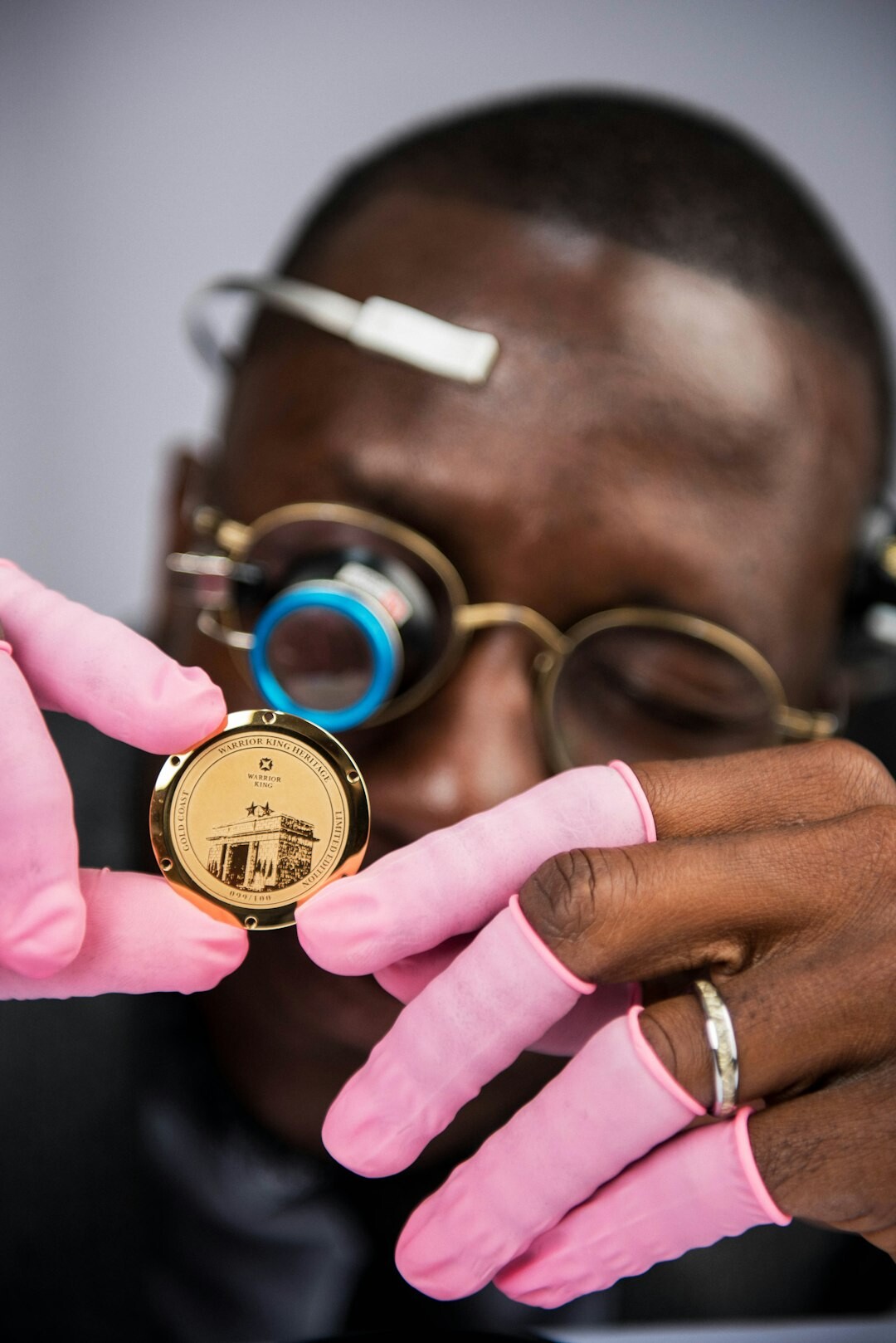 swiss watchmaker at work