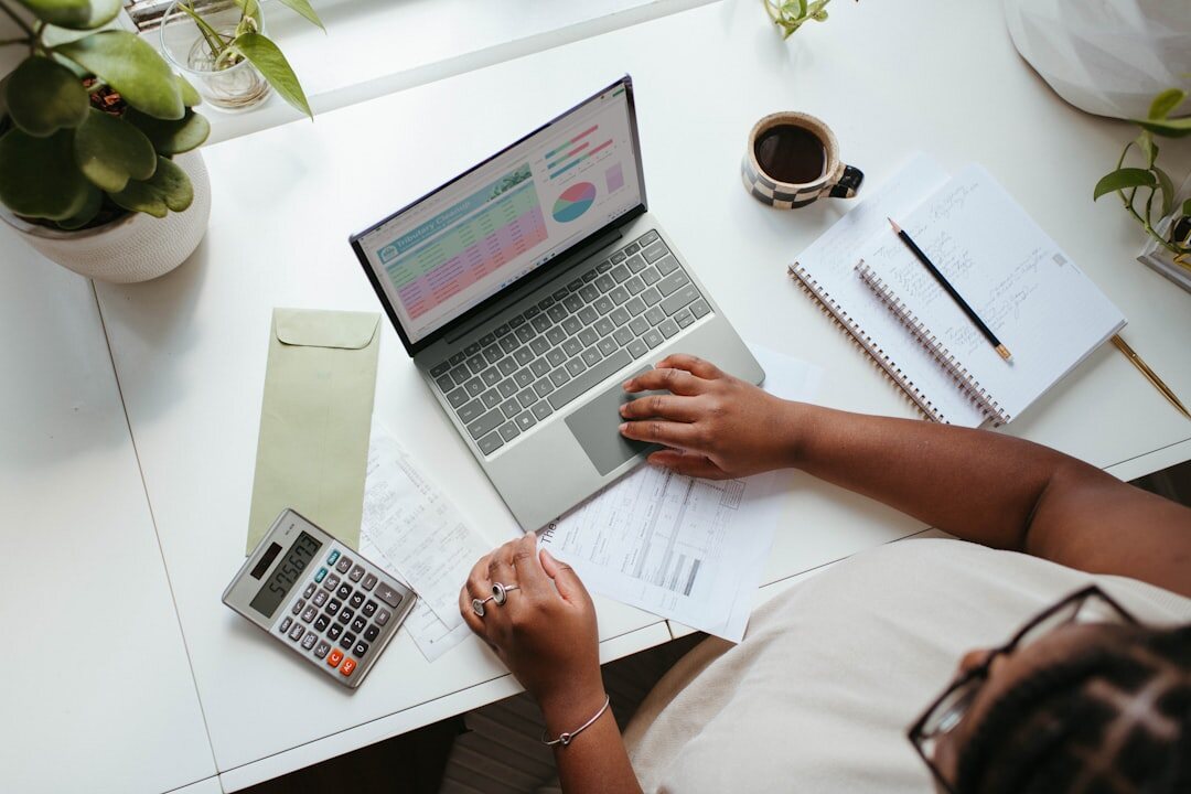 person reviewing financial documents